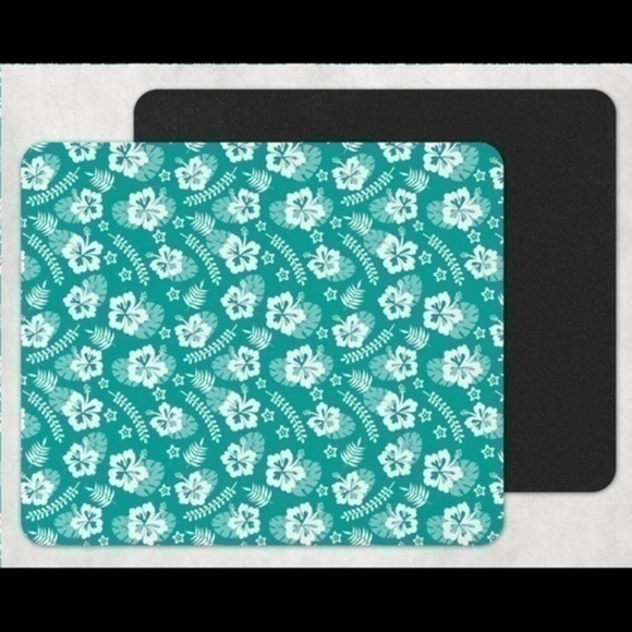 Hand Crafted Other - TEAL Aloha Mouse Pad
